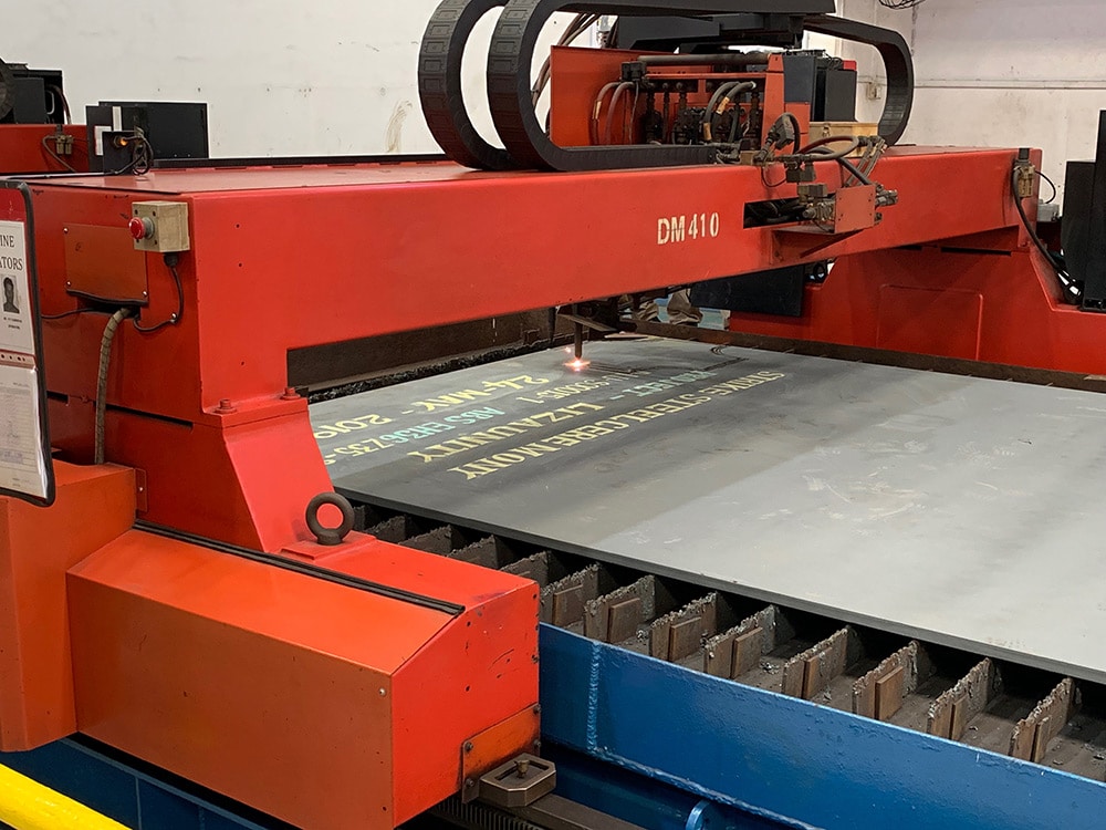 Cutting the first steel for Liza Unity